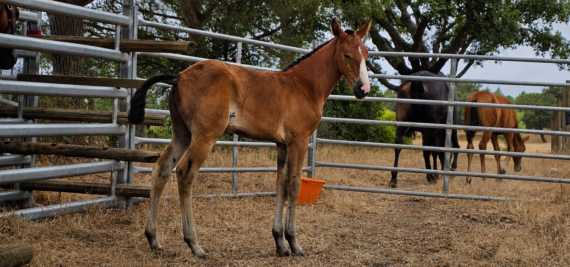 Young foal of Coudelaria Máximo Simões